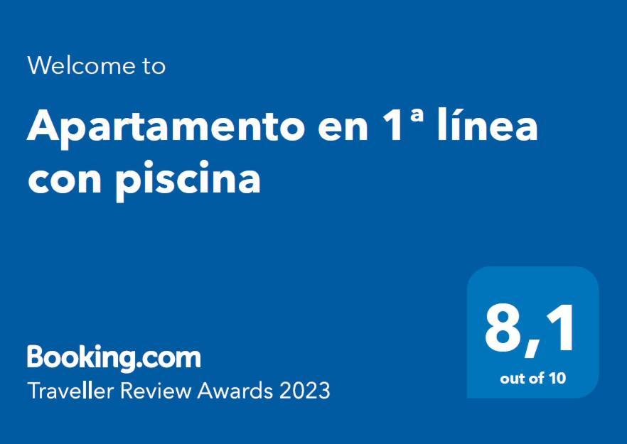 Apartamento En 1ª Linea Con Piscina Alicante Dış mekan fotoğraf