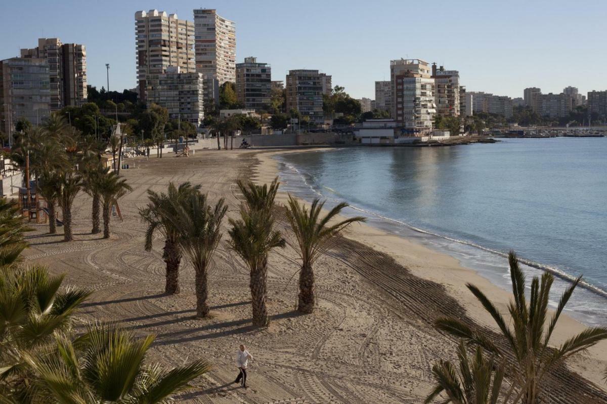 Apartamento En 1ª Linea Con Piscina Alicante Dış mekan fotoğraf