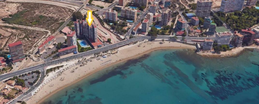 Apartamento En 1ª Linea Con Piscina Alicante Dış mekan fotoğraf