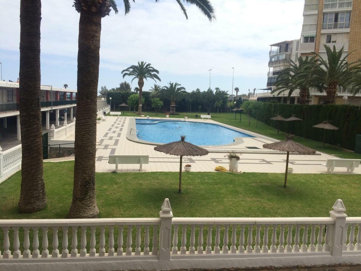 Apartamento En 1ª Linea Con Piscina Alicante Dış mekan fotoğraf