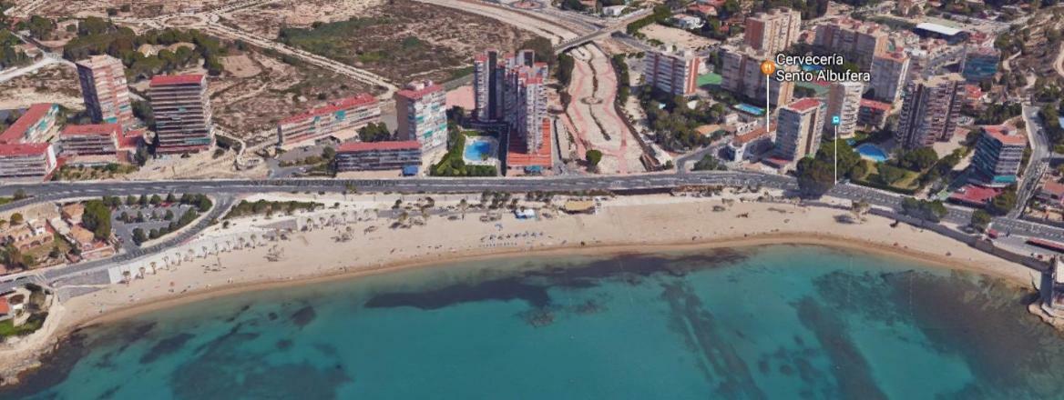 Apartamento En 1ª Linea Con Piscina Alicante Dış mekan fotoğraf